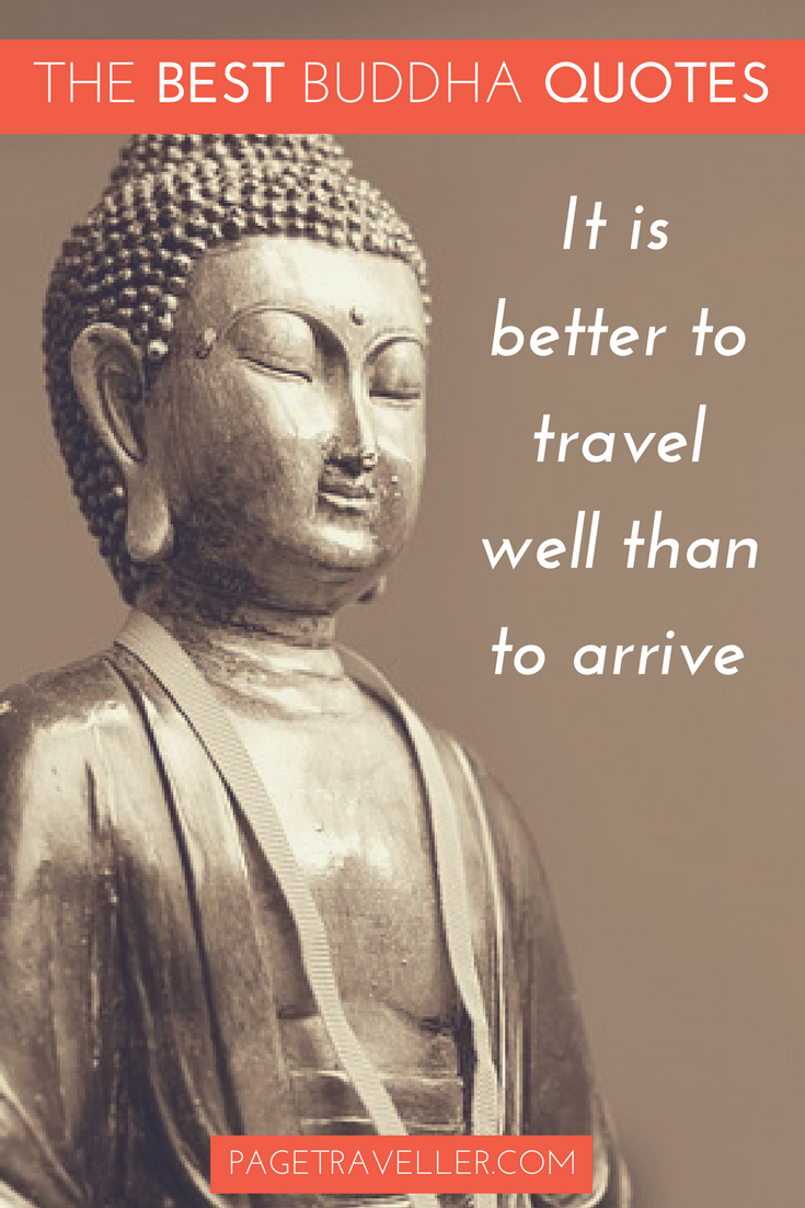 buddha quotes travel quote ourselves traveller statue saves pagetraveller