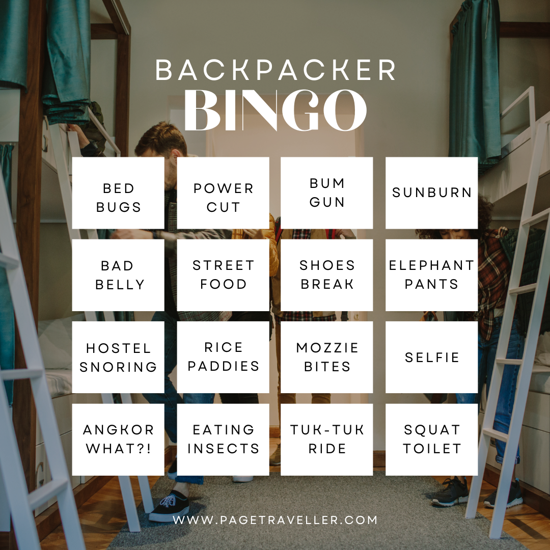 Backpacker bingo