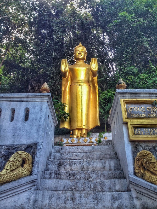 Buddha Statue Phu Si Hill Luang Prabang Laos Page Traveller - 