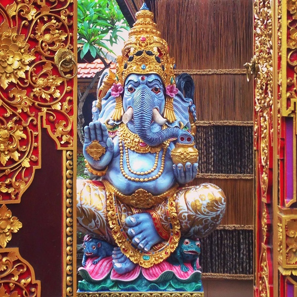 Ganesh statue at a Hindu temple in Ubud, Bali, Indonesia – Page Traveller