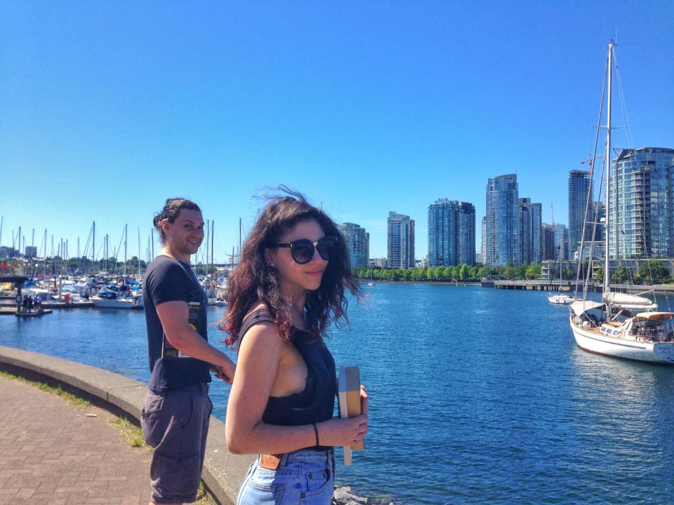 Hanging out in Vancouver by the water