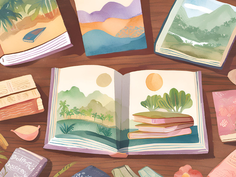 books about southeast asia illustration