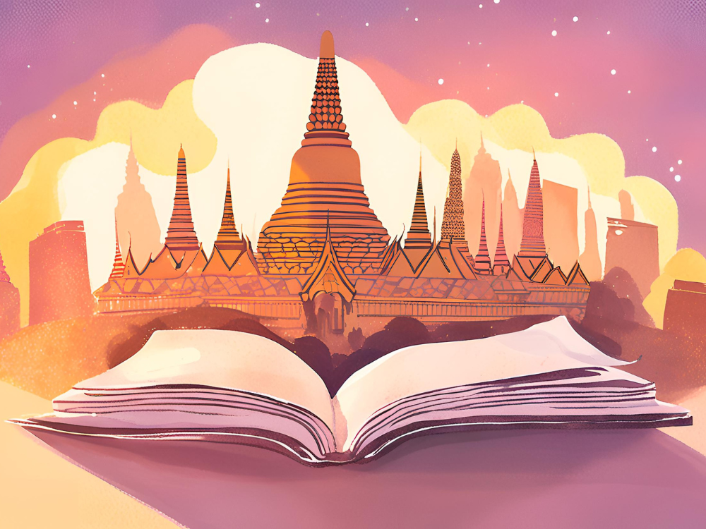 books about thailand illustration