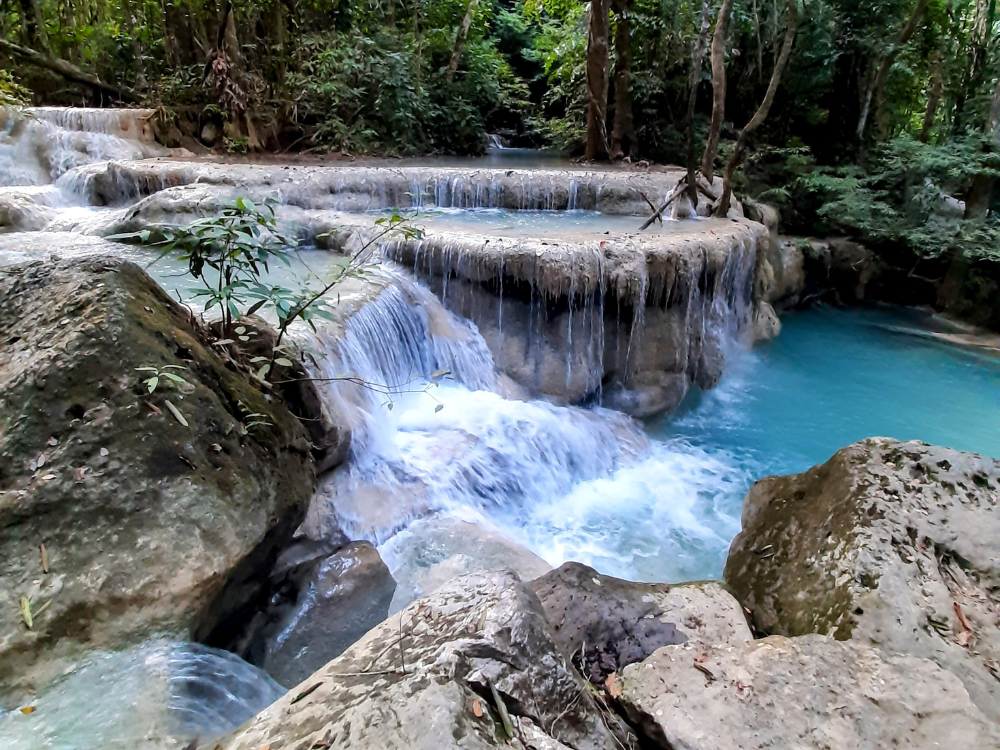 erawan falls in thailand