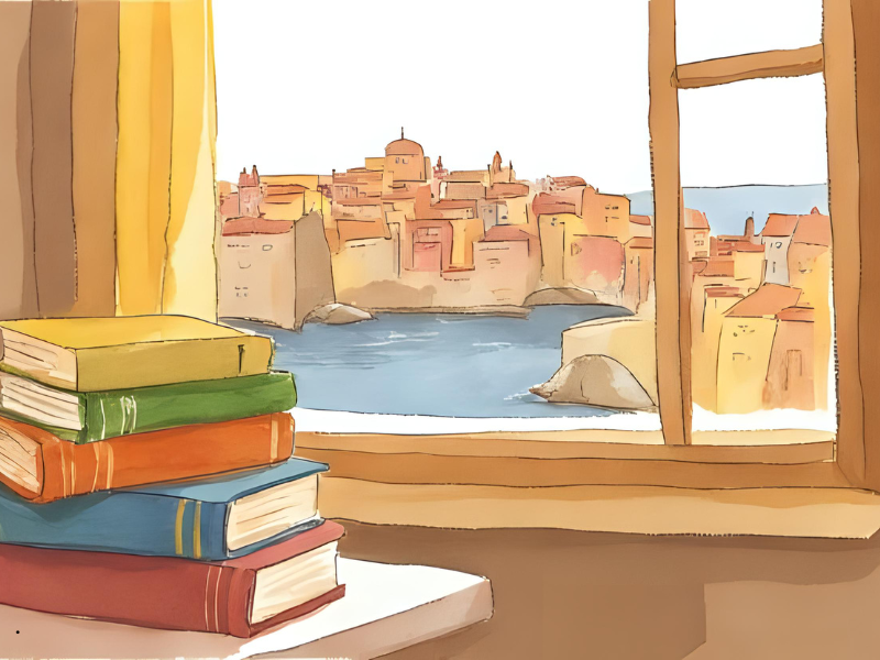 books about malta illustration