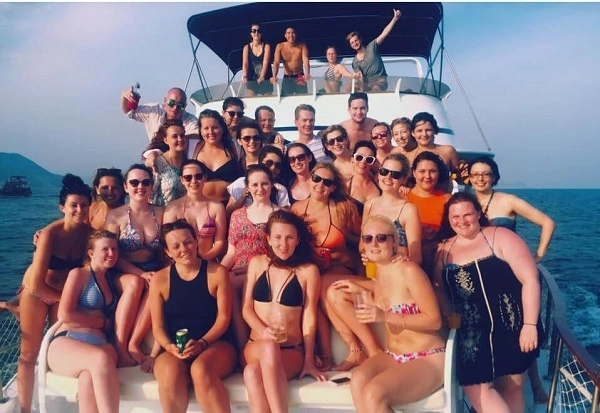 Junk boat parties in Hong Kong