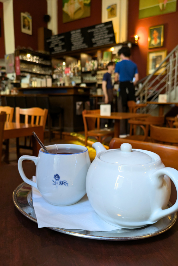 globe bookstore and cafe in prague