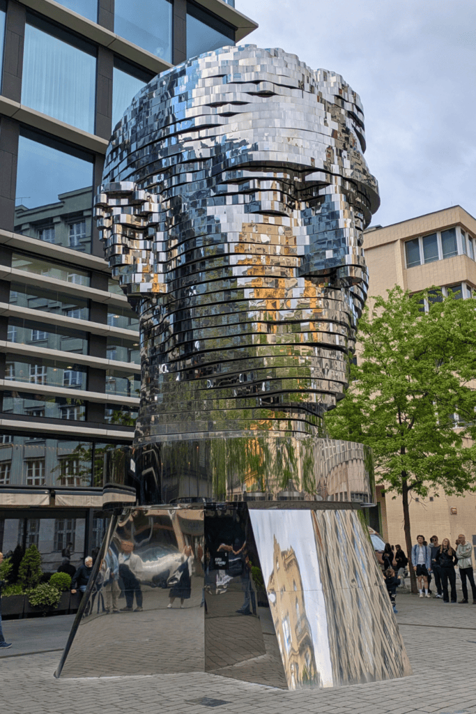kafka head in prague